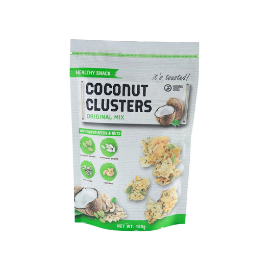 hundreed seed coconut original mix 100g, wellness products, natural products, eco friendly products, bali wellness store, alchemy bali