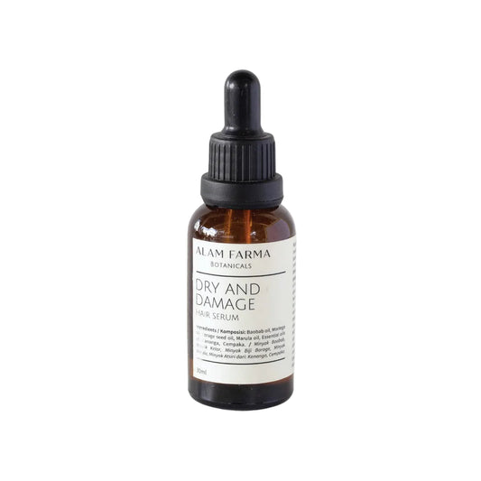 Dry damage hair serum, eco friendly products, bali wellness store, alchemy bali
