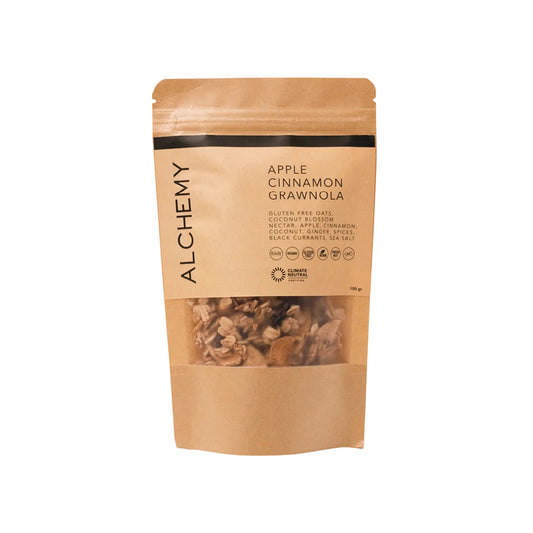 apple cinnamon grawnola, wellness products, natural products, eco friendly products, bali wellness store, alchemy bali