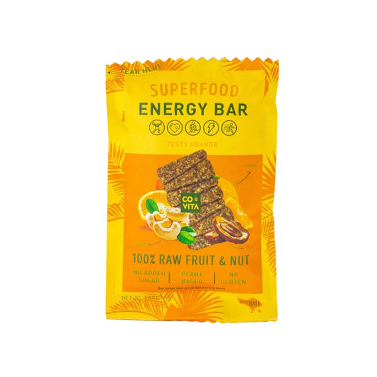 protein bar zesty orange, wellness products, natural products, eco friendly products, bali wellness store, alchemy bali