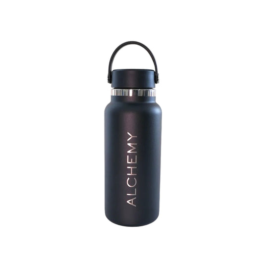 Bottle black 1l, wellness products, natural products, eco friendly products, bali wellness store, alchemy bali