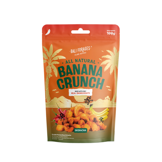 snack banana sriracha, wellness products, natural products, eco friendly products, bali wellness store, alchemy bali