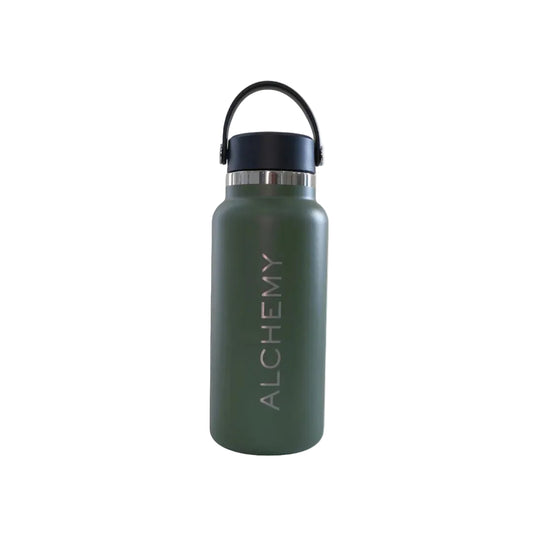 bottle green 1l, wellness products, natural products, eco friendly products, bali wellness store, alchemy bali