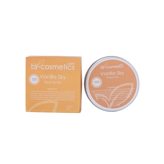Face scrub vanilla sky, eco friendly products, bali wellness store, alchemy bali