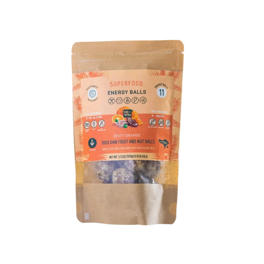 protein balls zesty orange, wellness products, natural products, eco friendly products, bali wellness store, alchemy bali