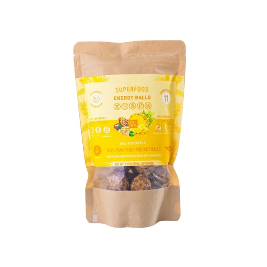 protein balls pineapple, wellness products, natural products, eco friendly products, bali wellness store, alchemy bali