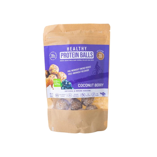 protein balls coconut berry, wellness products, natural products, eco friendly products, bali wellness store, alchemy bali
