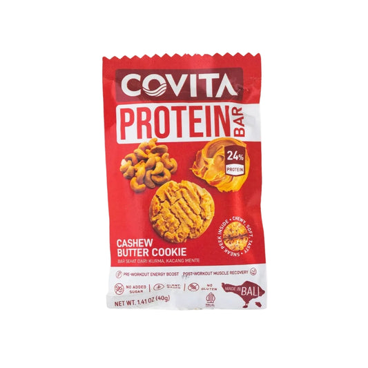 protein bar cashew butter cookie, wellness products, natural products, eco friendly products, bali wellness store, alchemy bali