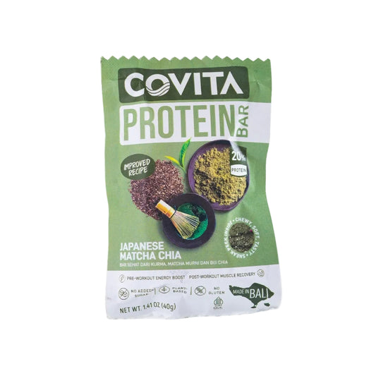 protein bar matcha chia, wellness products, natural products, eco friendly products, bali wellness store, alchemy bali