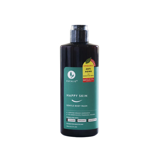 Body wash happy skin, eco friendly products, bali wellness store, alchemy bali