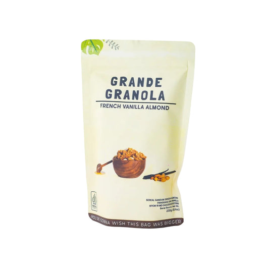 granola french vanilla almond, eco friendly products, bali wellness store, alchemy bali