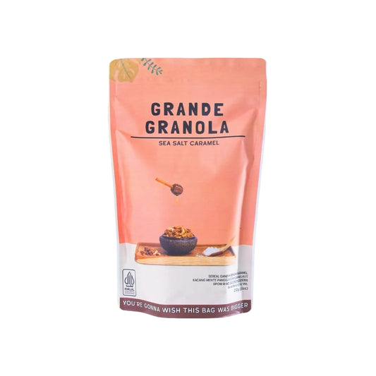 granola sea salt caramel, eco friendly products, bali wellness store, alchemy bali