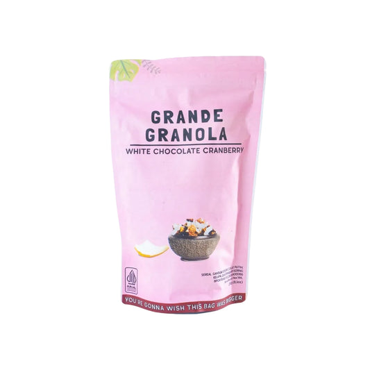 granola white chocolate cranberry, eco friendly products, bali wellness store, alchemy bali
