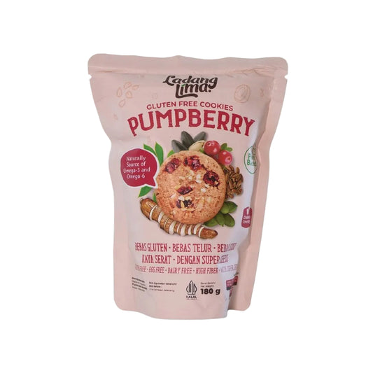 ladang lima cookie pumpberry 180g, wellness products, natural products, eco friendly products, bali wellness store, alchemy bali