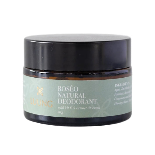 Rose deodorant, eco friendly products, bali wellness store, alchemy bali