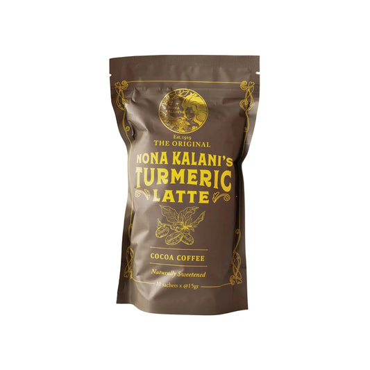 Latte cocoa coffee, eco friendly products, bali wellness store, alchemy bali