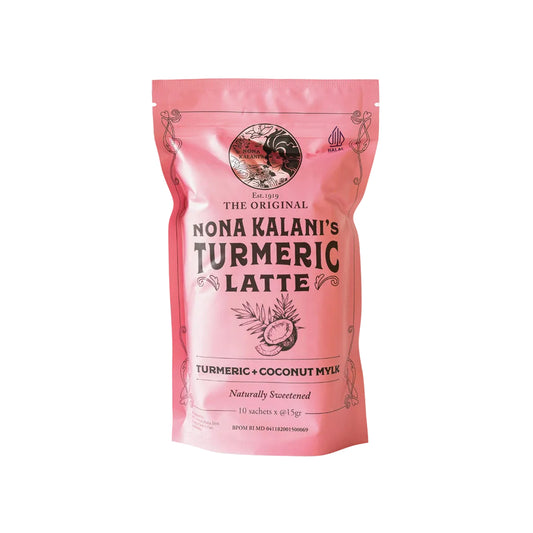 Latte turmeric coconut milk, eco friendly products, bali wellness store, alchemy bali