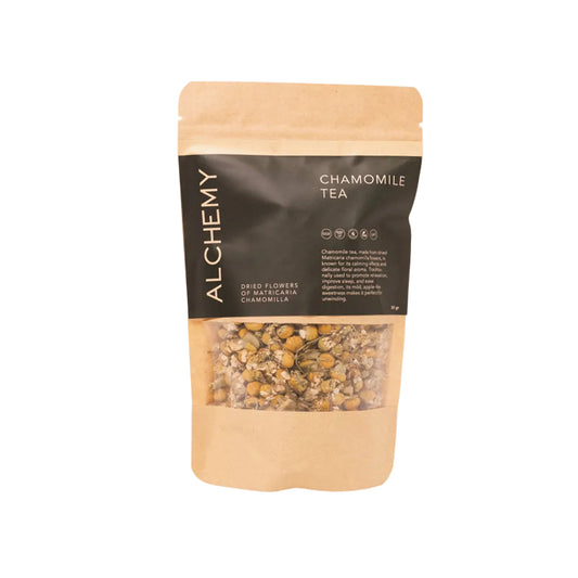 tea chamomile, eco friendly products, bali wellness store, alchemy bali