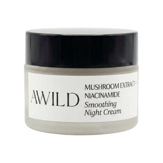Night cream mushroom, eco friendly products, bali wellness store, alchemy bali